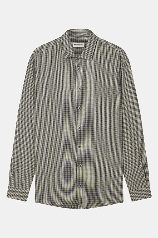 Relax Fit Multicolored Patterned Regular Men's Shirt