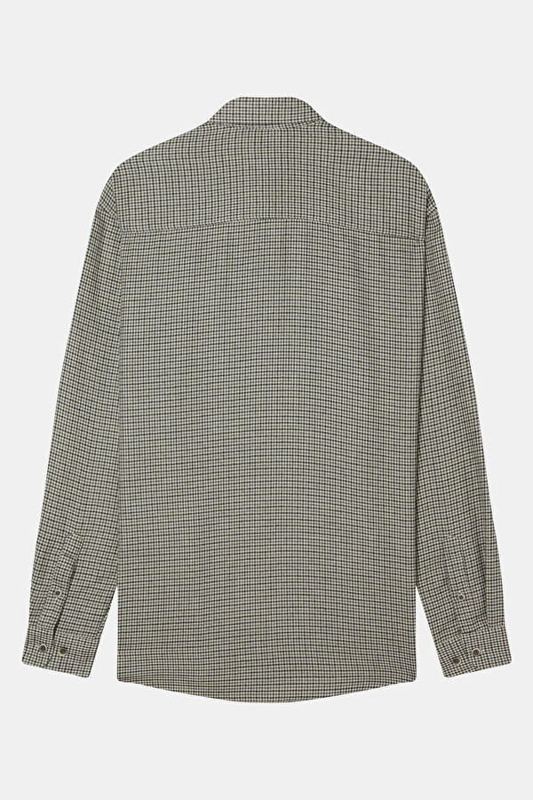 Relax Fit Multicolored Patterned Regular Men's Shirt 2