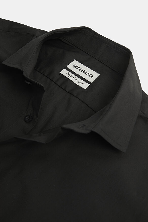 Dark Navy Blue Regular Shirt 4