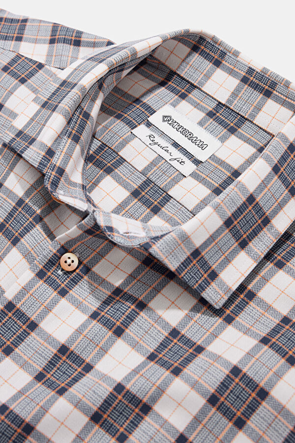 Multicolored Plaid Regular Men's Shirt 3
