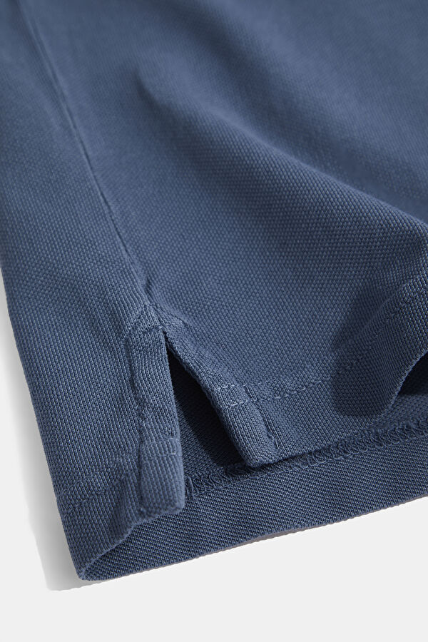 Polo Neck Indigo Men's T-Shirt 5