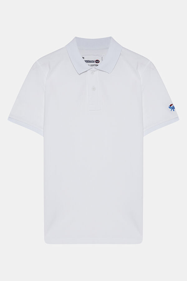 Beyaz Polo Yaka T-Shirt