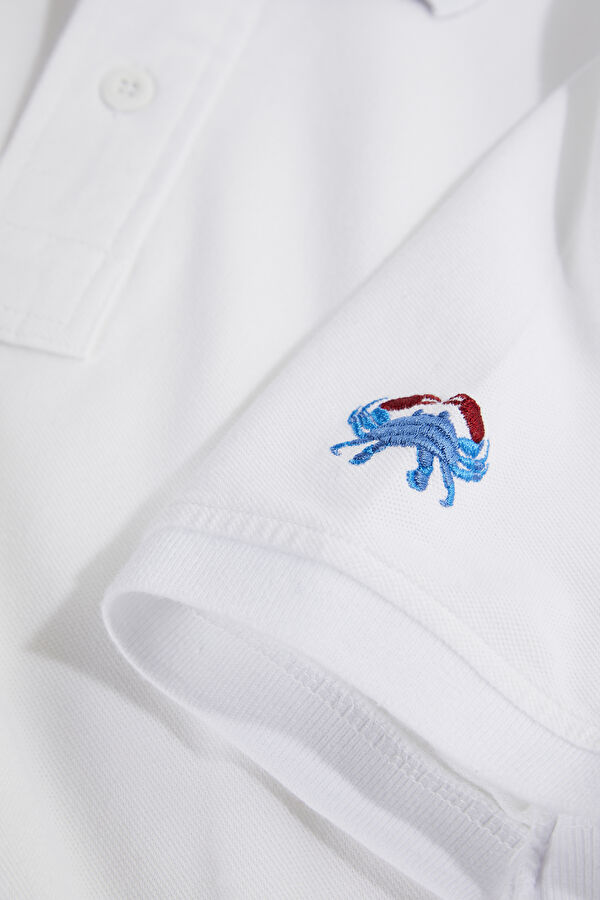 Beyaz Polo Yaka T-Shirt 4