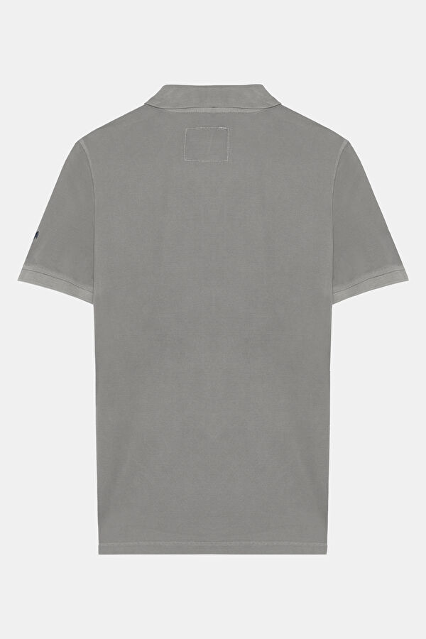 Gri Polo Yaka Erkek T-Shirt 2