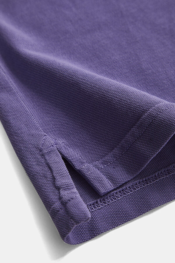 Mor Polo Yaka Erkek T-Shirt 5