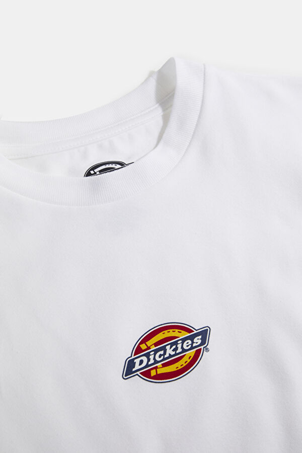 Dar Kalıp Beyaz O Yaka T-Shirt 3
