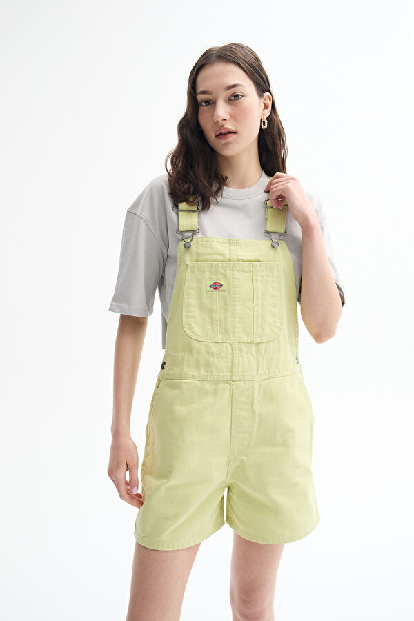 Açık Yeşil Denim Tulum 2
