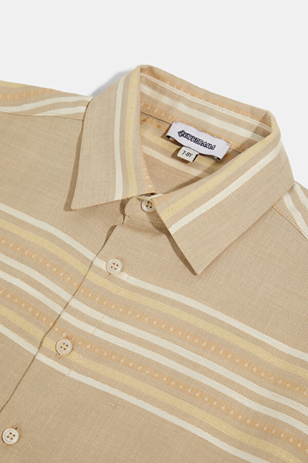 Beige Kids Shirt 3