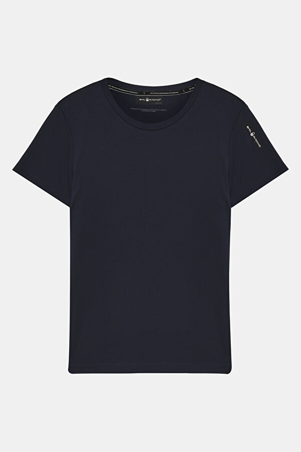 Relax Kalıp Lacivert O Yaka T-Shirt