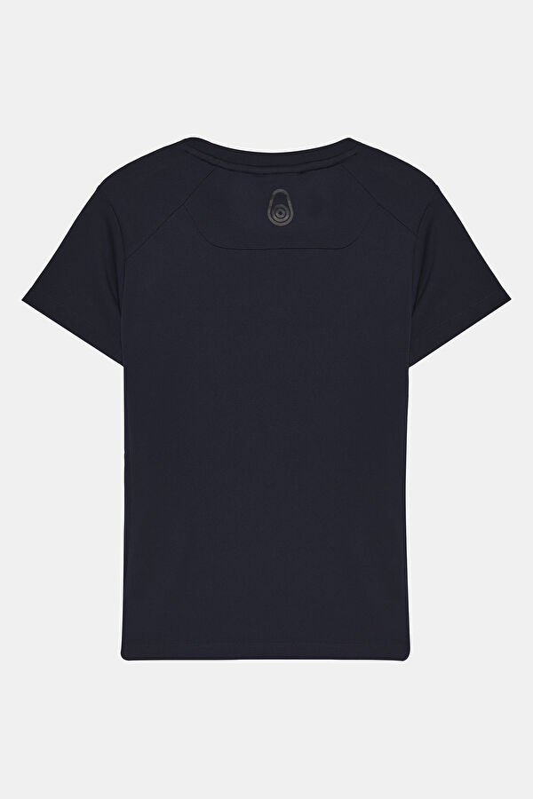 Relax Kalıp Lacivert O Yaka T-Shirt 2
