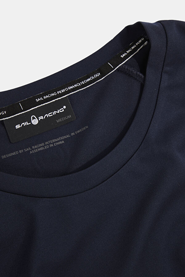 Relax Kalıp Lacivert O Yaka T-Shirt 3