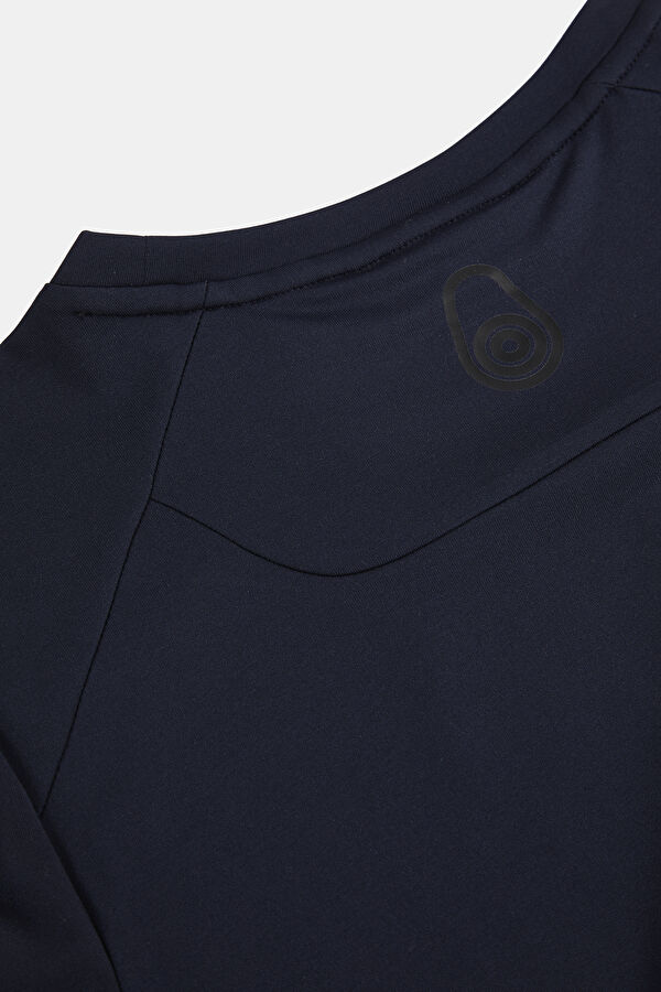 Relax Kalıp Lacivert O Yaka T-Shirt 5