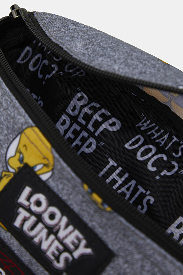 Looney Tunes Springer Tweety Grey Bel Çantası 5