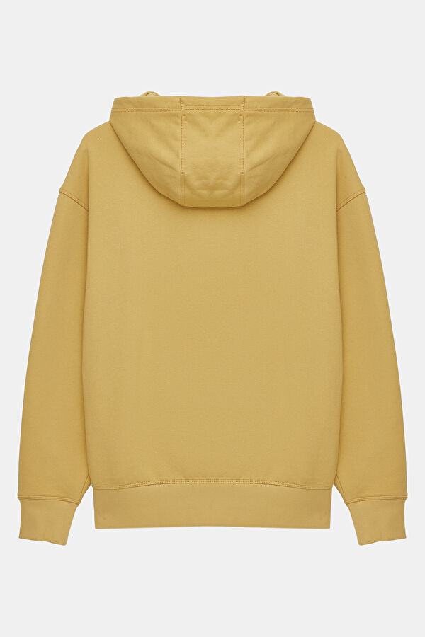 Sarı Kapuşonlu Sweatshirt 2