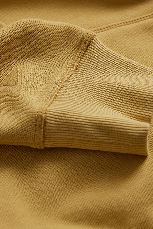Sarı Kapuşonlu Sweatshirt 5