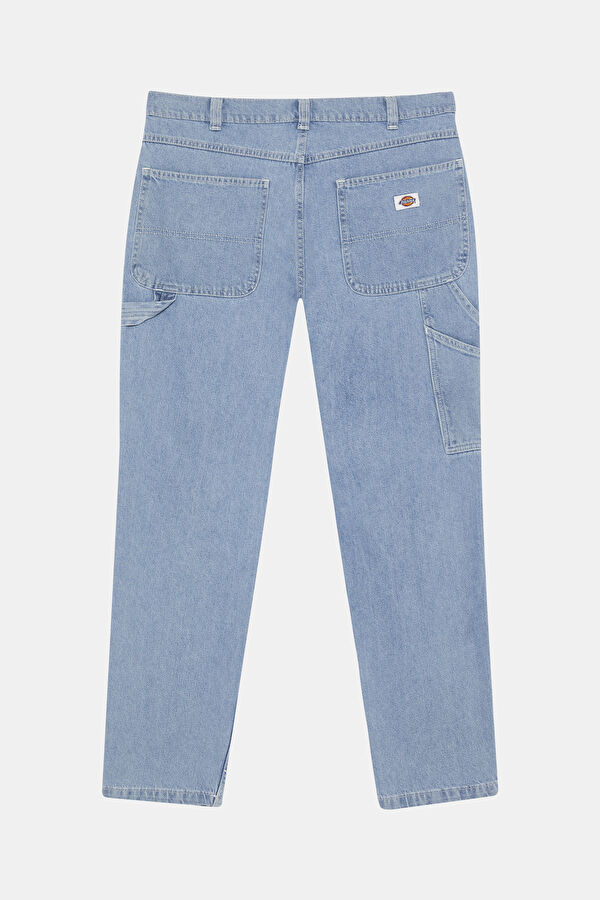 Açık Mavi Boru Paça Jean Pantolon 2