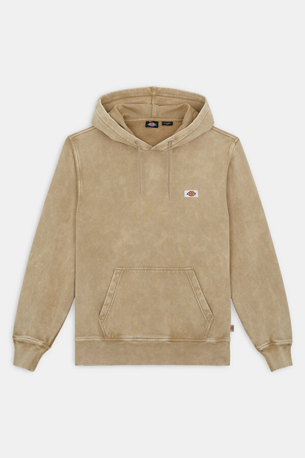 Bej Kapuşonlu Sweatshirt