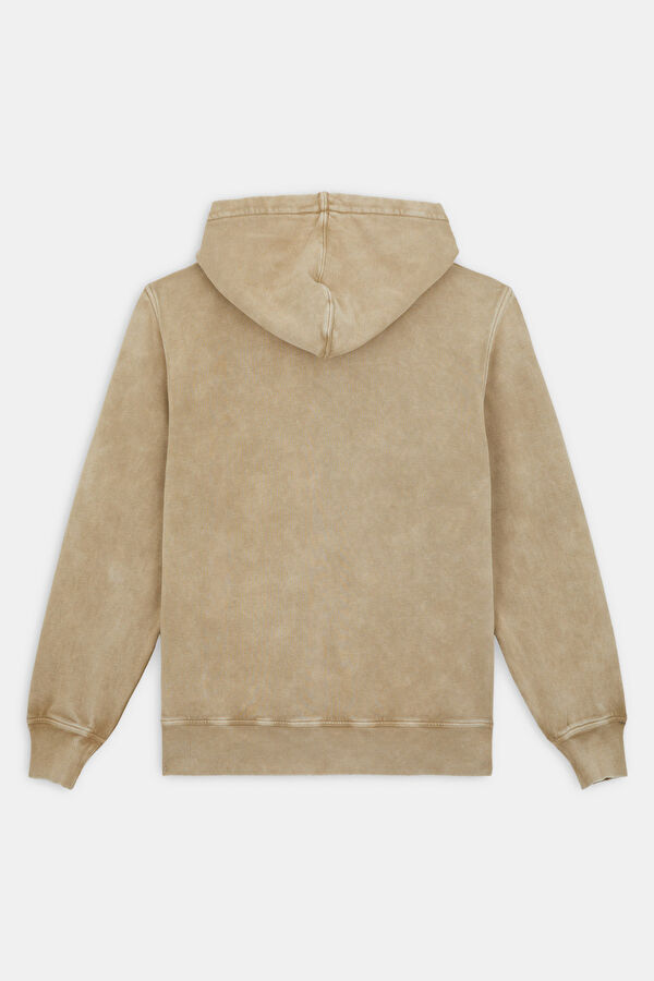 Bej Kapuşonlu Sweatshirt 2