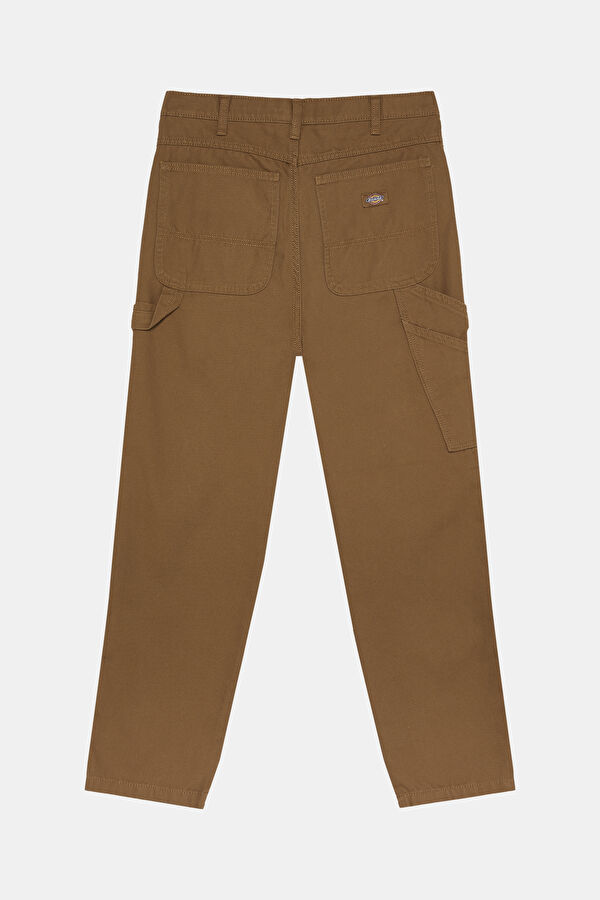 Beige Tube Leg Trousers 2
