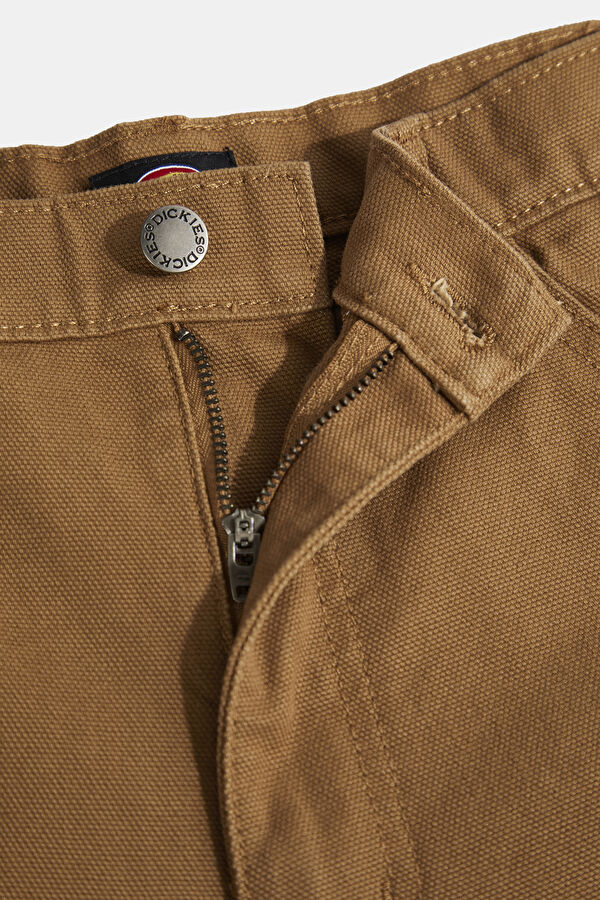 Beige Tube Leg Trousers 3