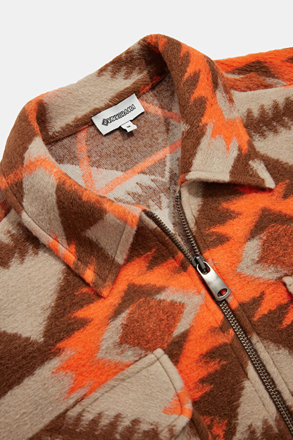 Multicolored Zip-Up Men's Jacket 3