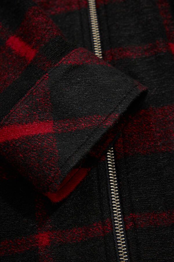 Black Zip-Up Men's Jacket 4