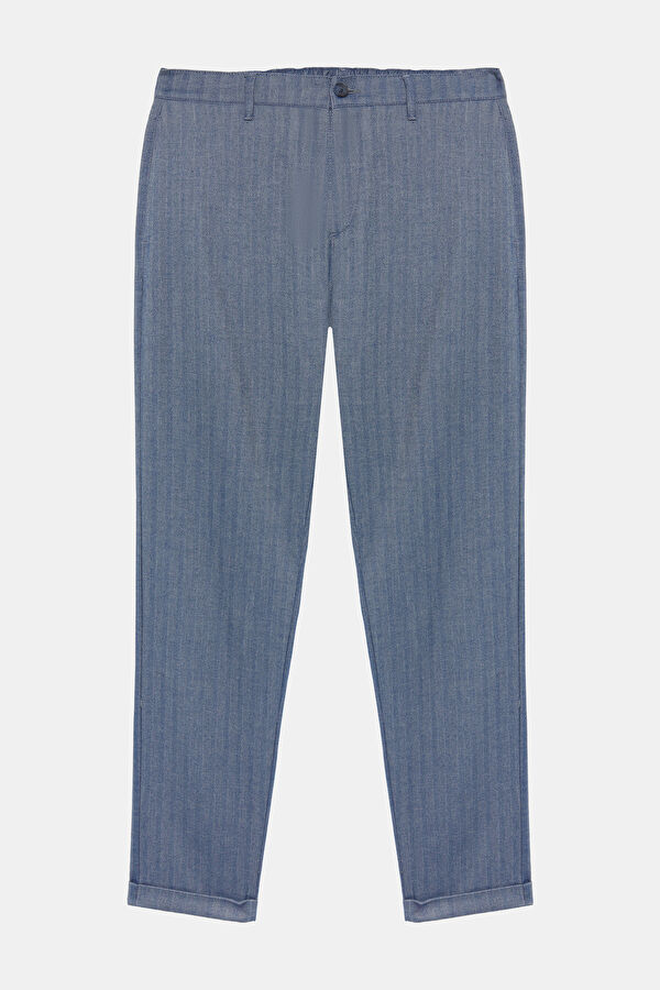 Indigo Straight Leg Men's Trousers