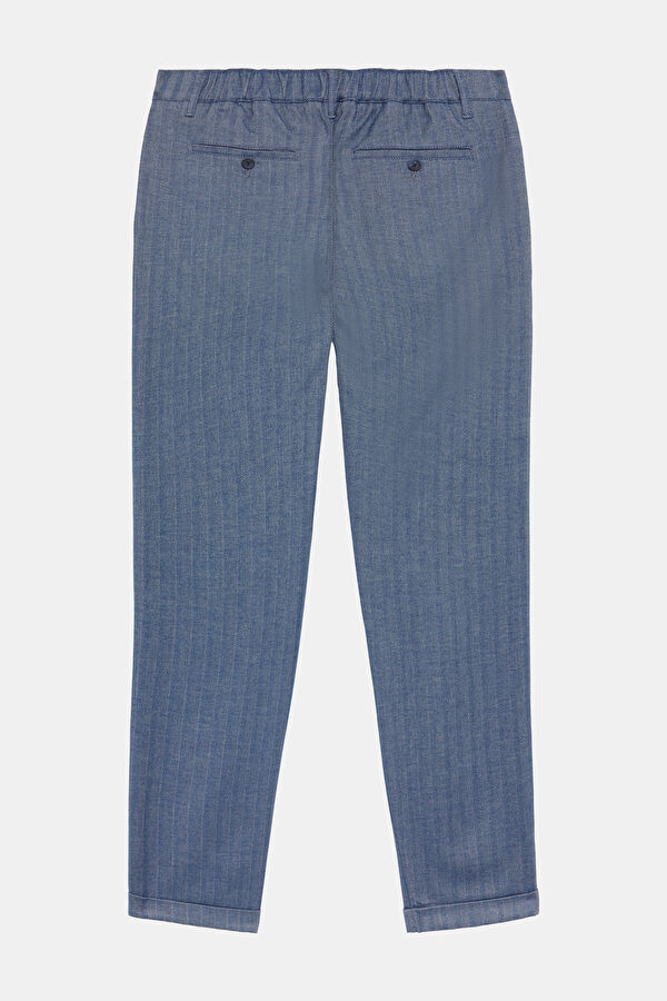Indigo Straight Leg Men's Trousers 2