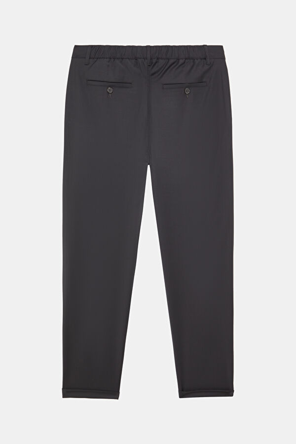Dark Grey Straight Leg Men's Trousers 2