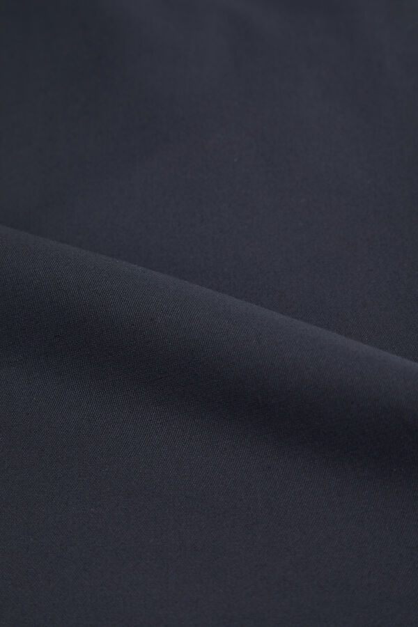 Navy Blue Straight Leg Men's Trousers 4