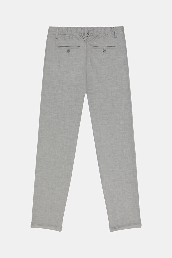 Grey Straight Leg Men's Trousers 2