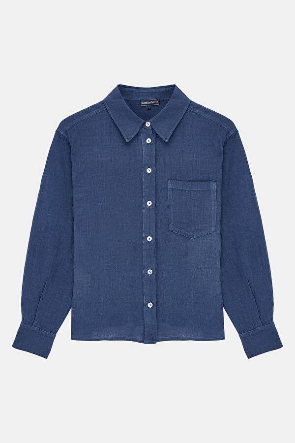 Navy Blue Shirt