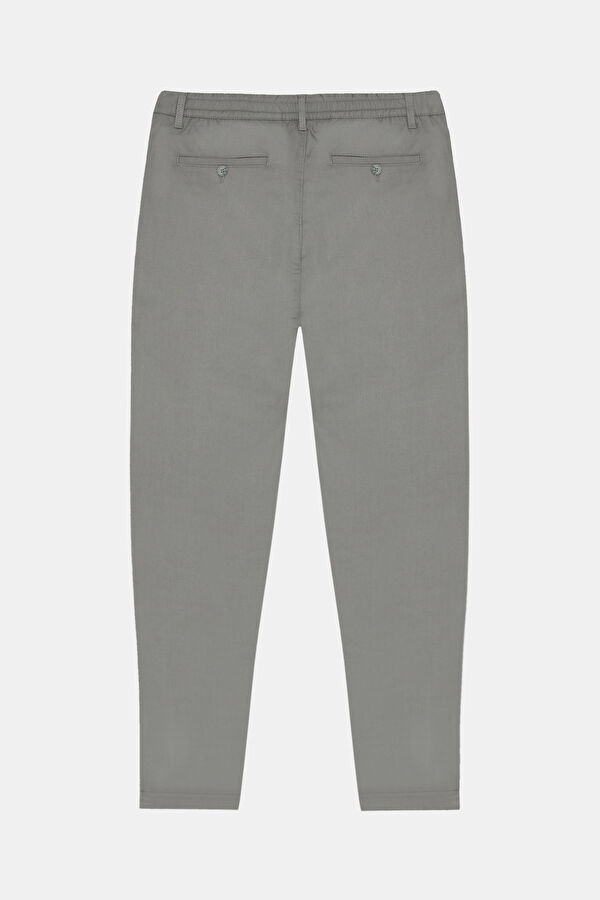 Grey Straight Leg Men's Trousers 2