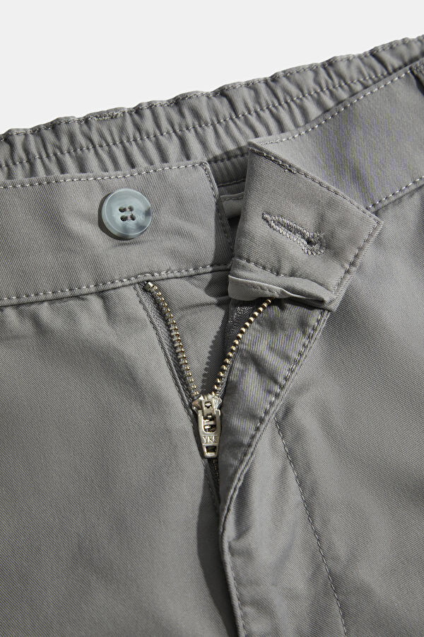 Grey Straight Leg Men's Trousers 3