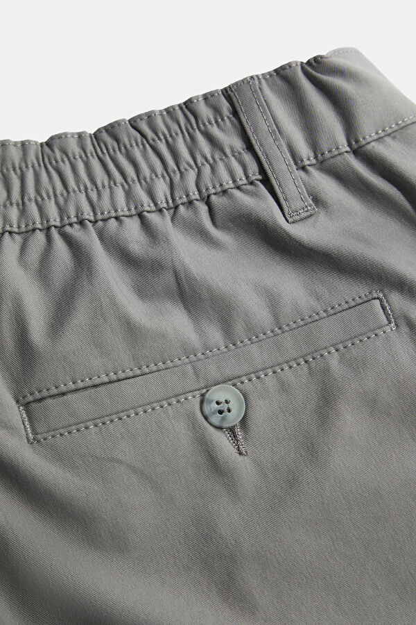 Grey Straight Leg Men's Trousers 5