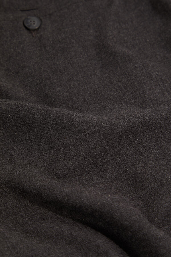 Dark Grey Straight Leg Men's Trousers 4