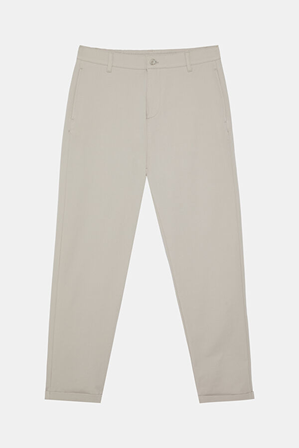 Stone Pipe Leg Men's Trousers