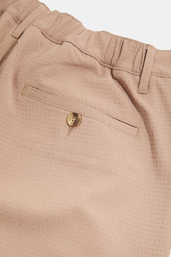 Light Brown Tube Leg Trousers 4