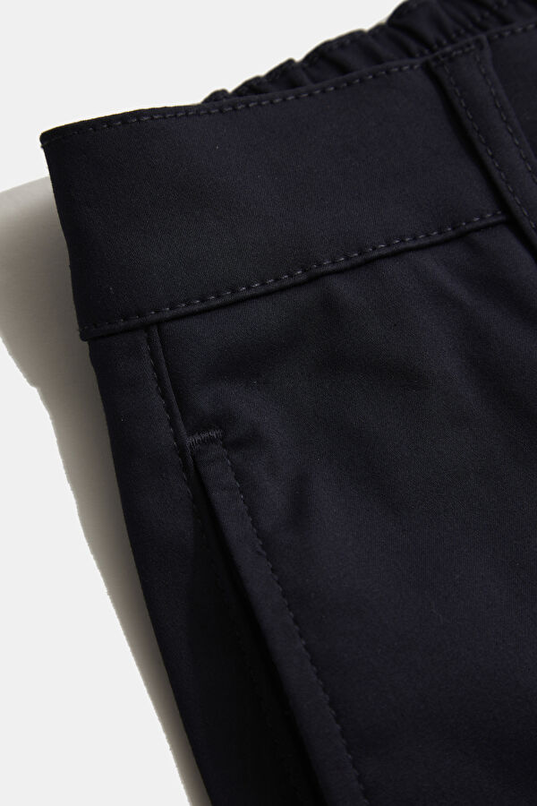Navy Blue Straight Leg Men's Trousers 4