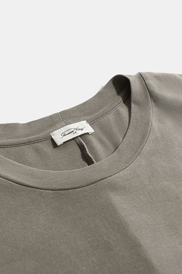 Oversize Khaki Bicycle Collar Tshirt 3