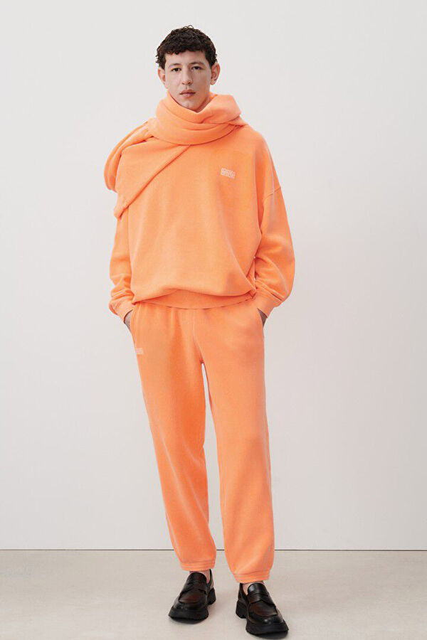 Orange Slim-Fit Men's Sport Pants 4