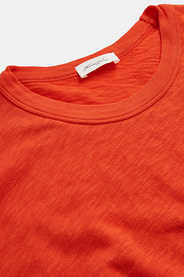 Oversize Red Crew Neck Men's T-Shirt 6