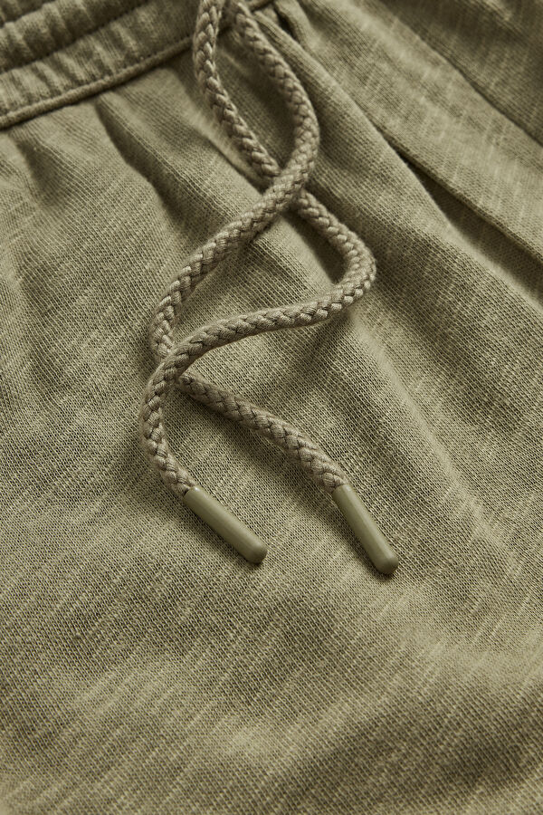 Khaki Slim-Fit Men's Sport Pants 6