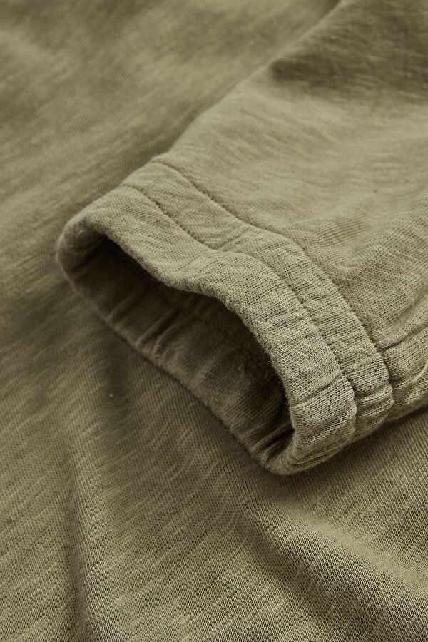 Khaki Slim-Fit Men's Sport Pants 7