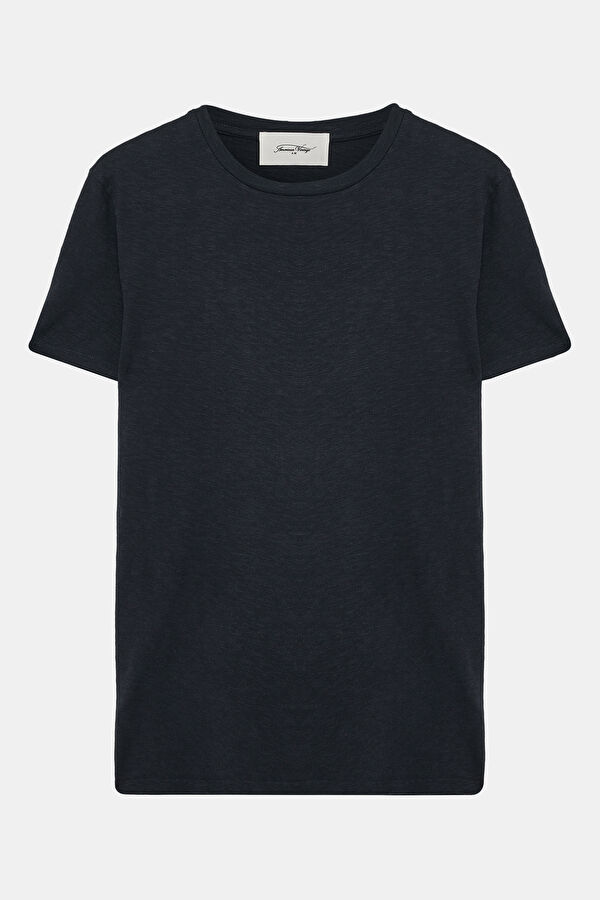 Navy Blue Bicycle Collar Tshirt