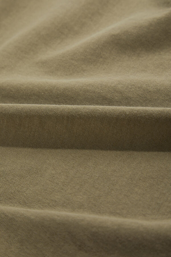Haki Bisiklet Yaka T-Shirt 5