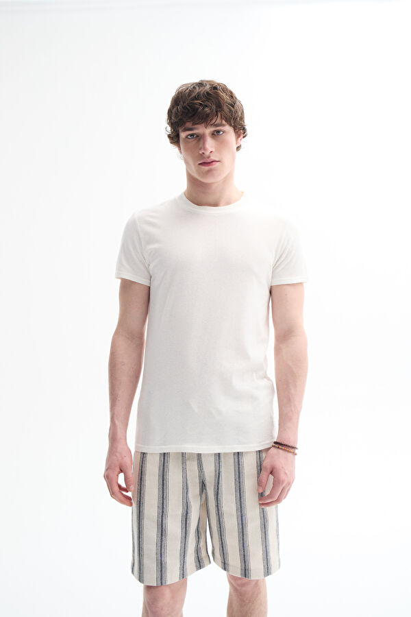 White Bicycle Collar Tshirt