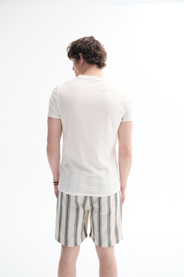 White Bicycle Collar Tshirt 3