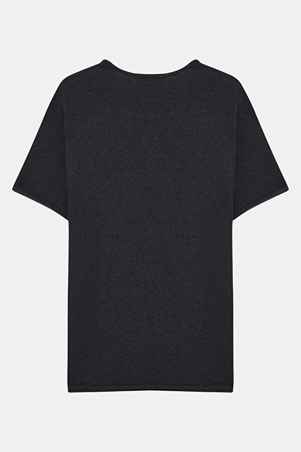Anthracite Crew Neck T-Shirt 2