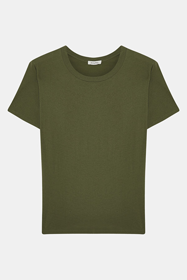 Khaki Crew Neck Men's T-Shirt